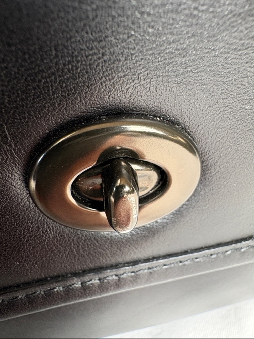 Coach Men’s Heritage Belt Bag Black Leather - Excellent Condition - Picture 13 of 16